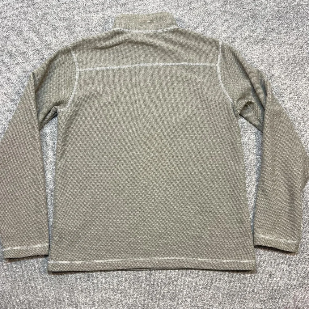 The North Face Fleece Pullover Mens Medium Gray 1/4 Zip Long Sleeve Shirt Hiking